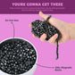 Lcvuuk Magnetic Ferrite Putty Rocks,Black More Than 300 Weak Magnetic Smooth Ferrite Pebbles, Magnet Rock Desk Toys And Time-Kil