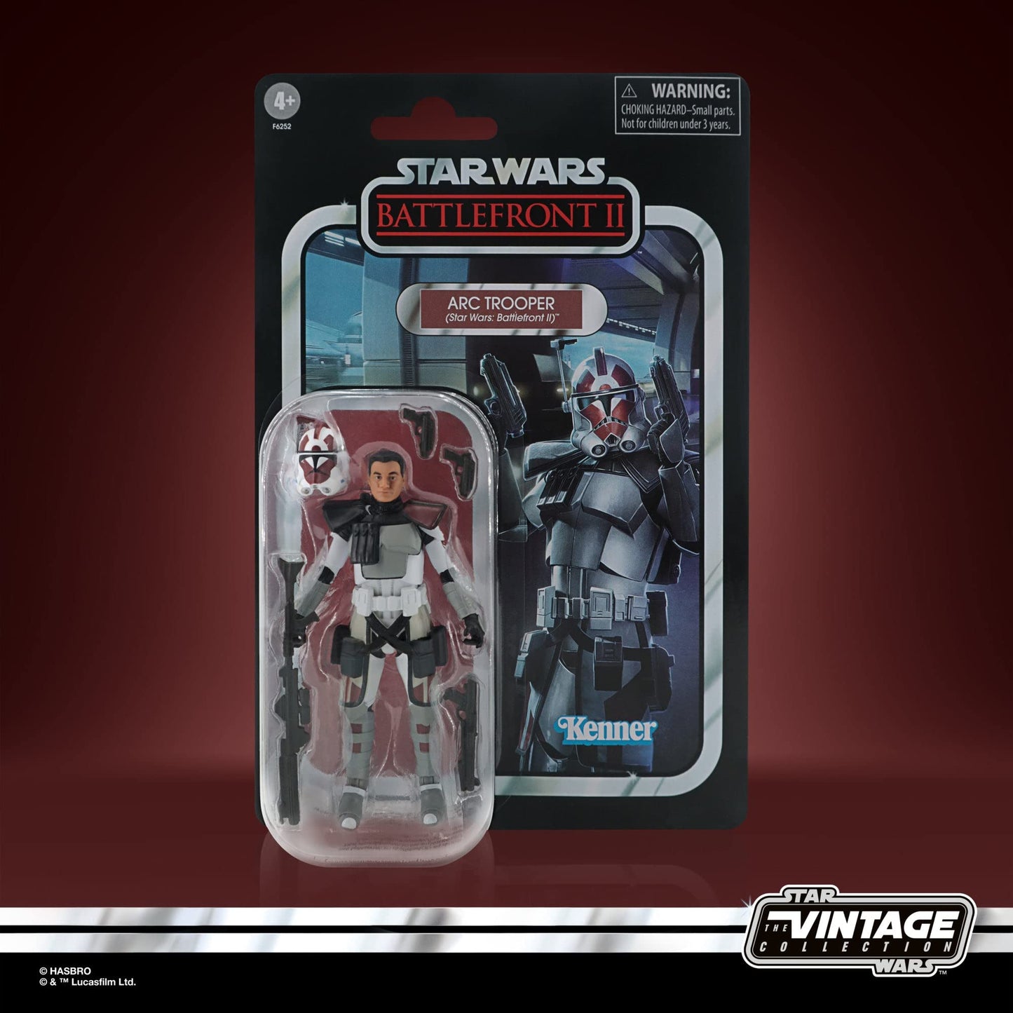 STAR WARS Vintage Collection ARC Trooper Action Figure, 3.75 inch, Plastic, Model E1781, Toys for Kids Ages 4 and Up