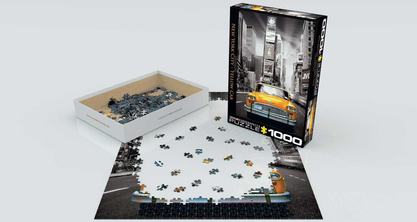 Eurographics New York City Yellow Cab Puzzle (1000-Piece) (6000-0657)