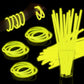 Taikula 60 Pack 8    Yellow Glow Sticks Bulk with 60 Connectors Neon Glow In The Dark Party favors Supplies for Holiday Birthday