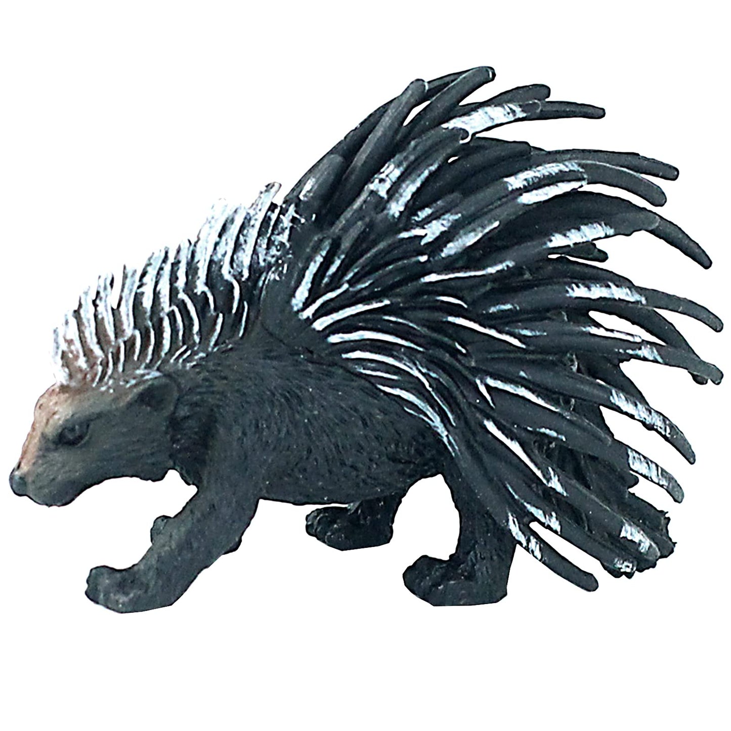 Funshowcase African Jungle Animals Hystricidae Toy Figure Realistic Plastic Figurine Height 2.4-Inch