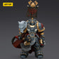 JOYTOY Warhammer 40k Space Wolves Action Figure, 1/18 Scale, Praetor with Power Axe & Shield, Mssus-00133-241226, ABS Material