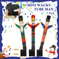 Poen 3 Pcs Winter Mini Inflatable Tube Man Gift Wacky Waving Inflatable Tube Guy With Blower Desktop Mini Dancer Tubes Man Gift For Winter Man Women Birthday Party Decoration(Nutcracker)