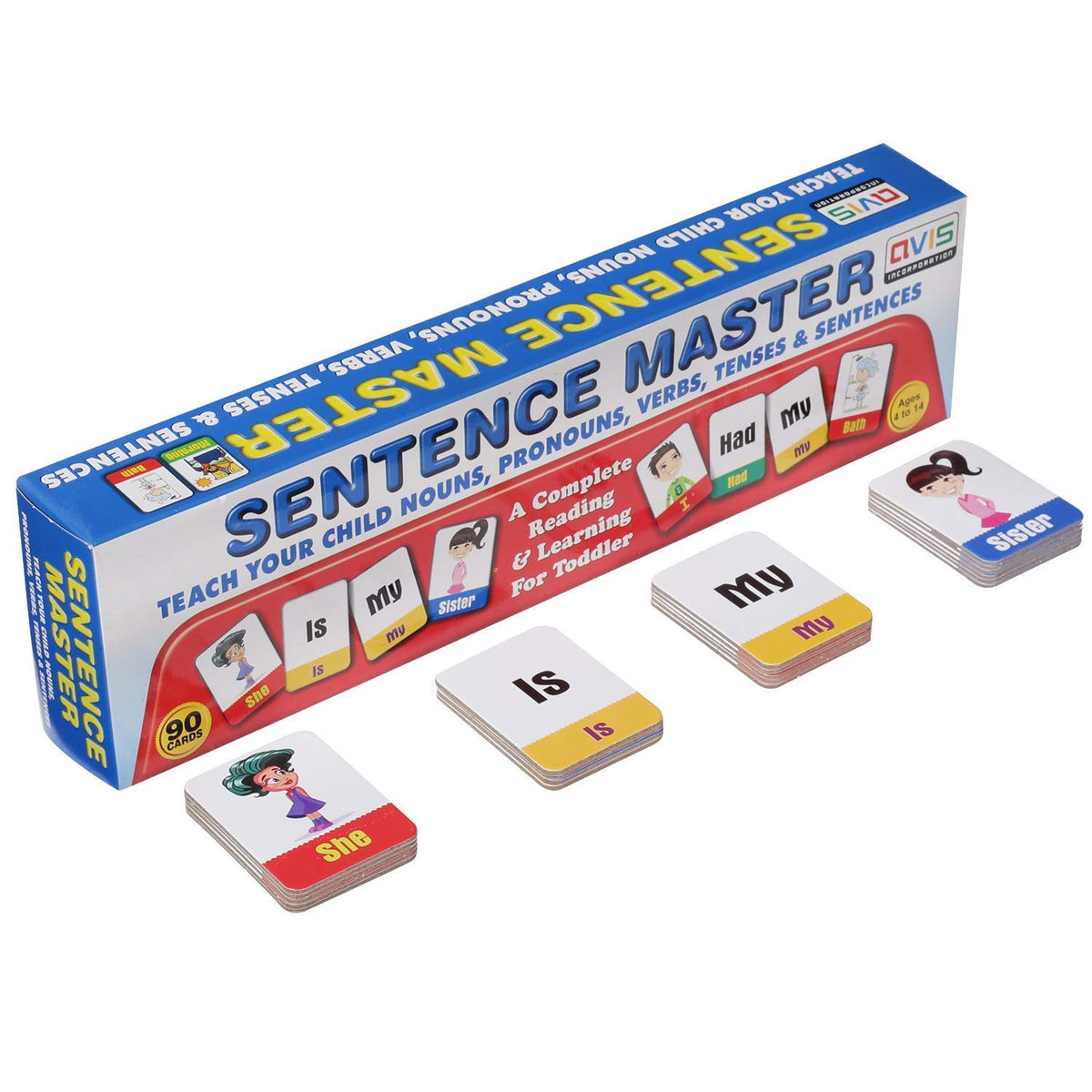 Space Enterprises Sentence Master for Kids Teach Your Child Nouns, Pronouns, Verbs, Tenses & Sentences