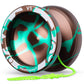 MAGICYOYO V3 Responsive Yoyo Professional Dual Purpose Metal Yoyo for Kids Beginners & mature-themeds  Includes Replacement Bearing  12 Strings  Removal Tool  Axle  & Case (Brown Green)