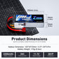 Zeee 3S LiPo Battery 2200mAh 11.1V 35C Soft Case Battery with Deans T Connector for RC Airplane RC Quadcopter Helicopter Drone F