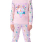 Intimo Mattel Girls' Barbie Dream Team Unicorn Best Friend Sleep Pajama Set (4)