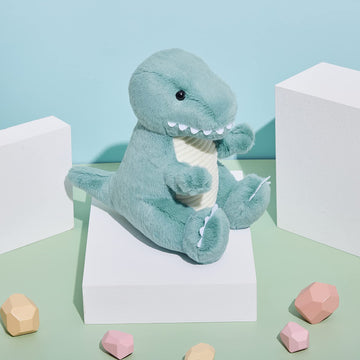 Tcbunny Baby Dinosaur Bedtime Stuffed Animal Plush Toy 12'', Gifts For Birthday, Valentine, Christmas (T-Rex, Blue), (Bpt-0008-B