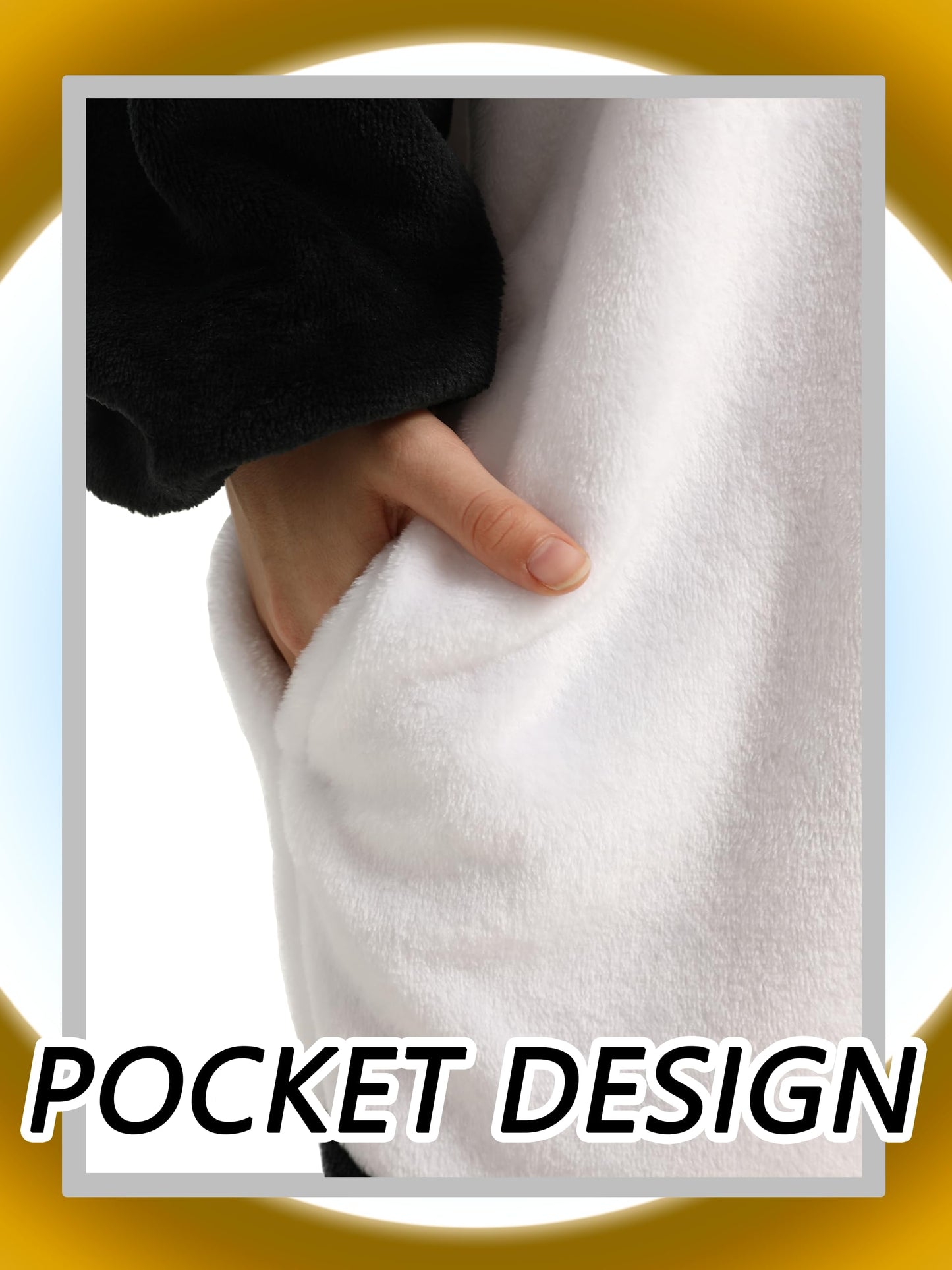 Lonulain Unisex Kids Animal Oneise Pajamas, Boys Girls Flannel Hooded Halloween Cosplay Costume/Homewear/Sleepwear (Panda,3-4 Ye