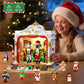 CUBIMANA Christmas Nutcracker Theater Building Set, 1690PCS, Light-Up, 3.6 Mini Blocks, 4 Nutcrackers & 8 Minifigures, Ages