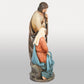 BC BUILDCLASSIC Holy Family Statue, 6" Renaissance Resin Figurine for Christmas Home Decor, Nativity Scene Collectible