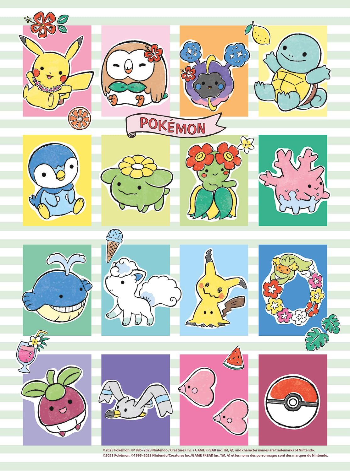Buffalo Games - Pok  Mon - Pokemon Cuties - 100 Piece Jigsaw Puzzle For Families Challenging Puzzle Perfect For Game Nights