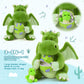 Tezituor 3-in-1 Large Dragon Stuffed Animal  20 Inch Big Stuffed Dragon Plush with Baby and Egg Toy for Girls Boys  Cuddle Hugging Dino Plush Gift for Birthday Christmas