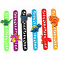 6pcs Cartoon Dragon Dinosaur Theme Party Slap Bracelets silicone Wristbands