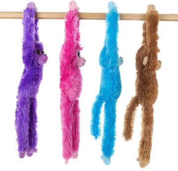 Aurora 3360 18' Assorted Hanging Monkey Soft And Snuggly Stuffed Animal Plush, Multicolor