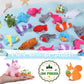 120 Pcs Mini Animal Plush Toys Party Favors Small Stuffed Animals Bulk Cute Jungle Sea Animal Toy Keychain Decoration For Birthd