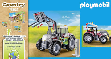 Playmobil Large Tractor With Accessories