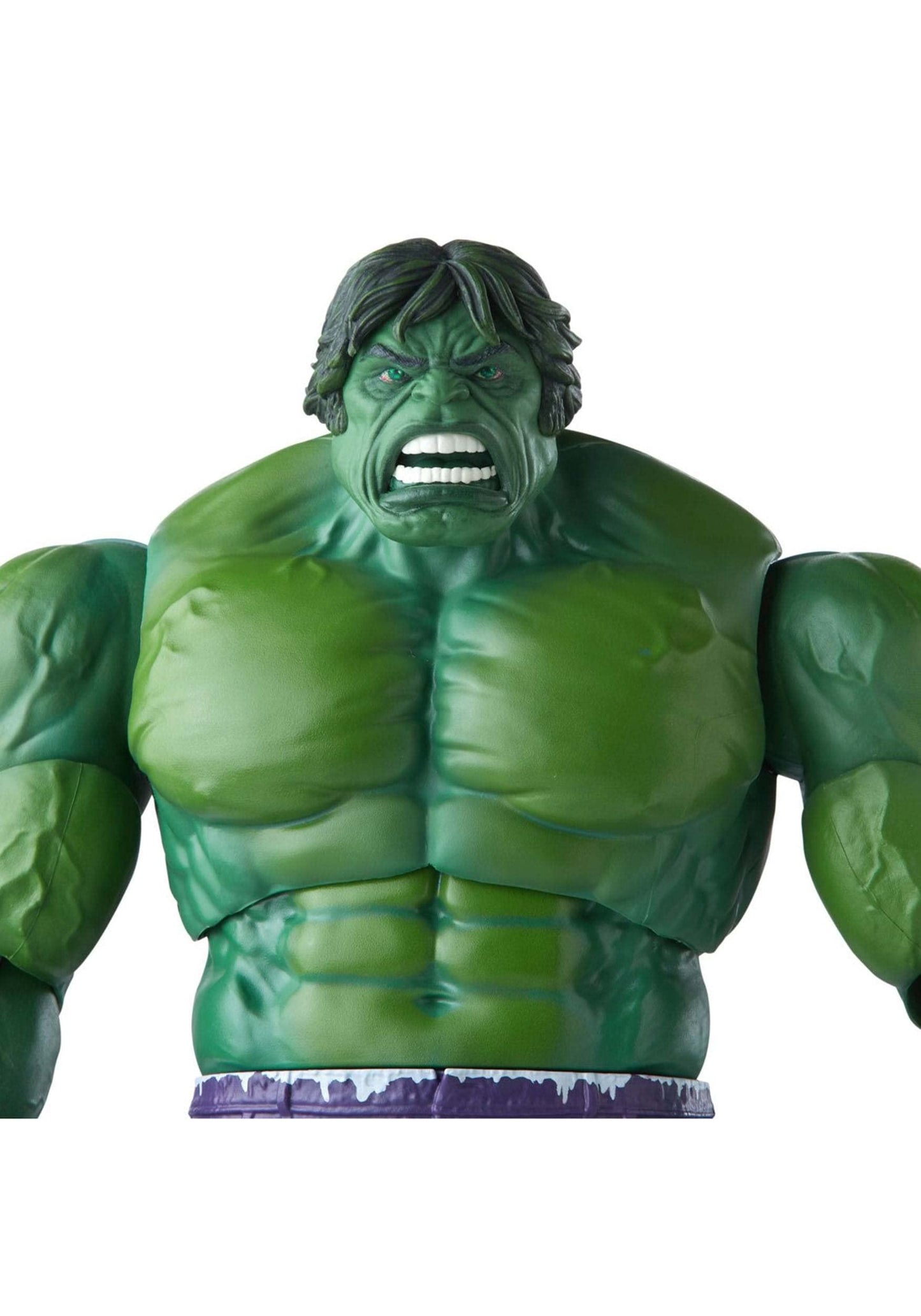 Marvel Legends 20th Anniversary Retro Hulk Figure, 6-Inch, Multicolor, Standard Size, Model F3440, Plastic Material