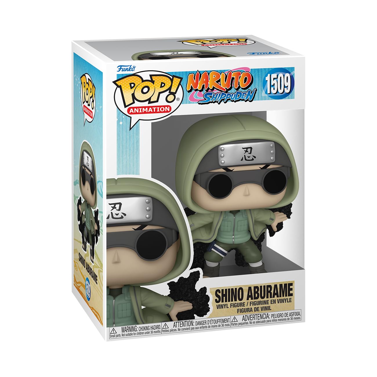 Funko Pop! Animation: Naruto - Shino Aburame - Collectable Vinyl Figure - Gift Idea - Official Merchandise - For Kids & Adults - Anime Fans - Model Figure For Collectors And Display