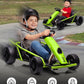 GarveeLife Kids Ride On Go Kart - 24V 9Ah, 8.1MPH, Green, Iron, Large Seat, Drifting Car for Ages 8+, Max Load