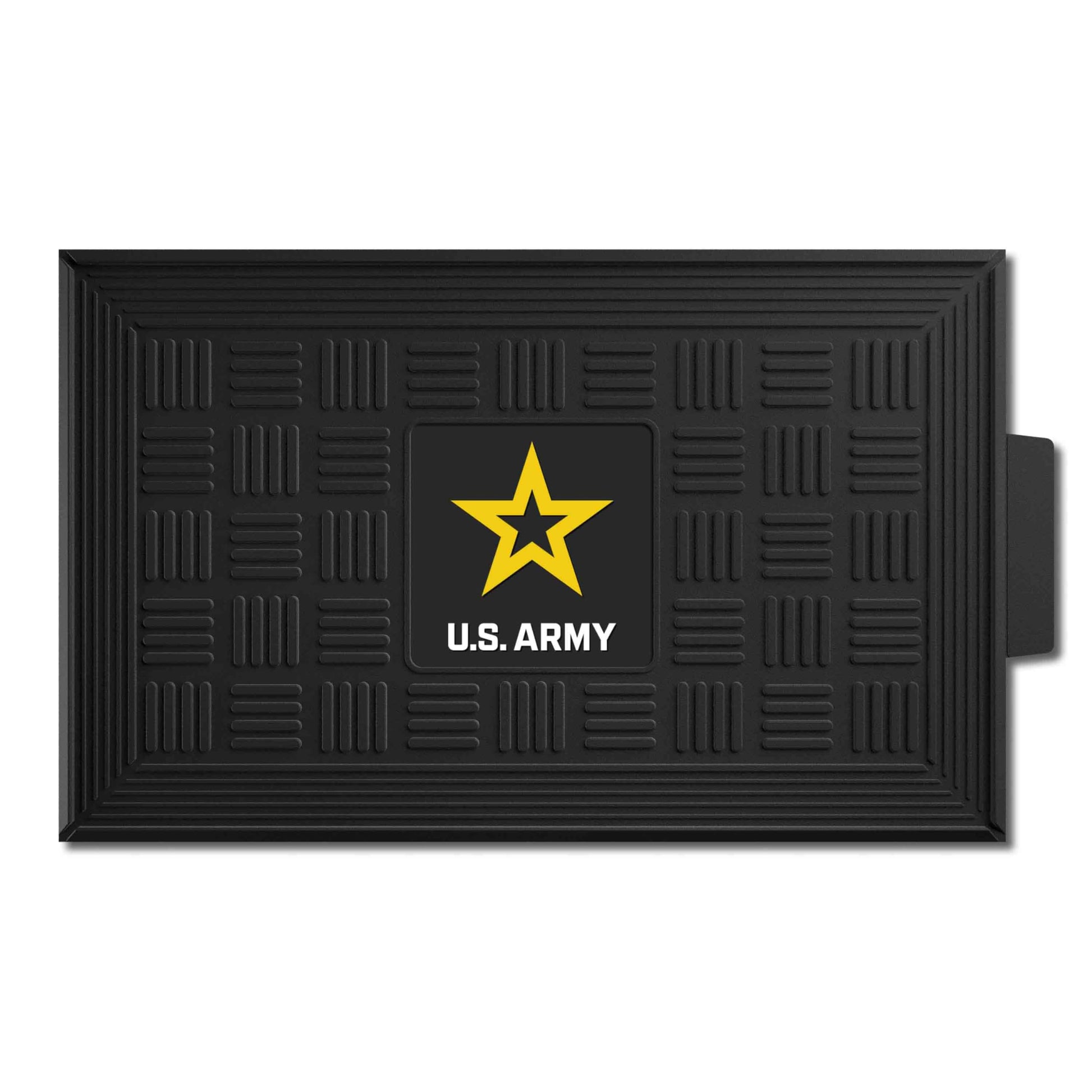 FANMATS 13406 U.S. Army Heavy Duty Vinyl Medallion Outdoor Door Mat - 19.5in. x 31in.