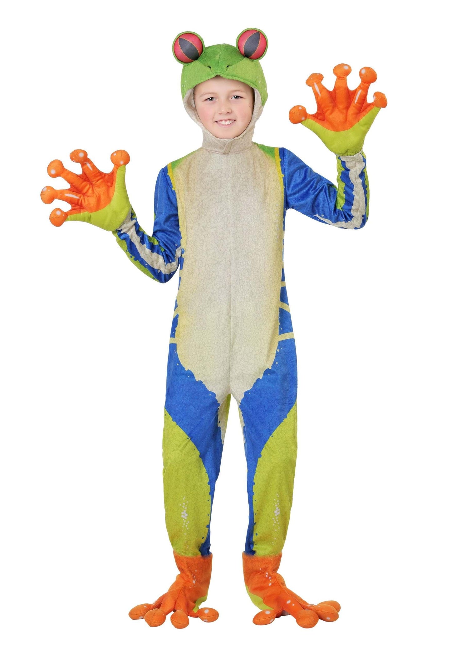 Fun Costumes Child'S Realistic Tree Frog Costume - X-Large - Multicolor