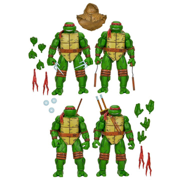 Leonardo, Raphael, Michelangelo & Donatello 4-Pack - 7'' Action Figurine - Teenage Mutant Ninja Turtles: Mirage Comics - Neca Co