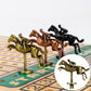 Metal Horse for Horse Racing Board Game, 5 Colors Chips, Gold  4, Rose Gold  4, Black  3