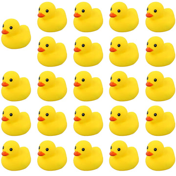Wankko Mini Yellow Rubber Bath Ducks For Child 24Pcs