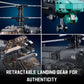 Tarcury Kamov Ka-52 Scout Attack Helicopter Building Toy - Army Set With 913 Pcs, 1:30 Scale, Includes 2 Toy Soldiers - Fun For
