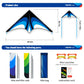 SGftre Two Piece Large Delta Kite for Kids & Adults Easy to Fly,Beach Trip Outdoor Games Single Line String with Tail,Easy Flyin
