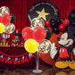 Zjdhpty Red Yellow And Black Balloon Stand Centerpiece Table Decorations For Mouse Birthday Mickey Theme Party Decorations(Red Y