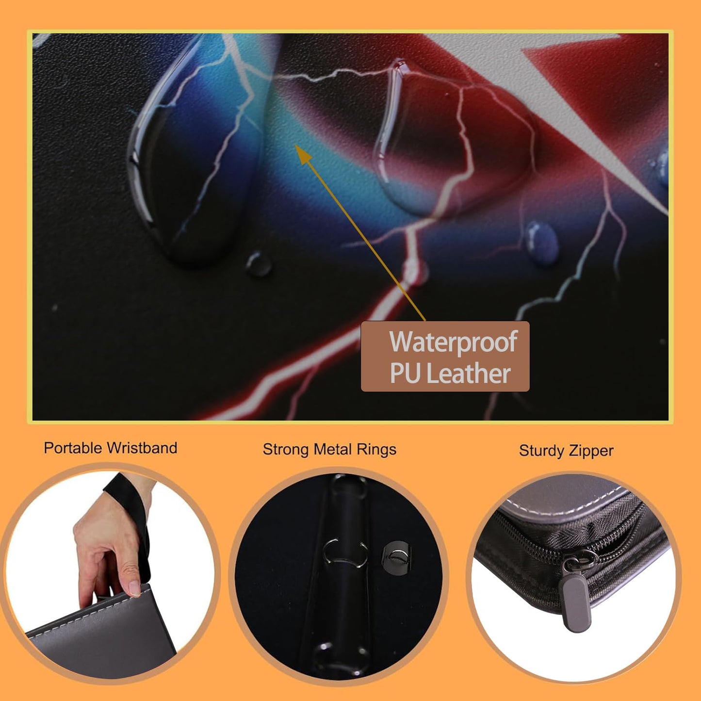 Trading Card Binder Deluxe enhanced Loading Pockets