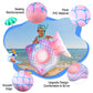 Inflatable Pool Float Mermaid Tail Pool Floating Chair With Cup Holders, Backrest, Mesh Bottom And Handles Summer Water Fun Beac