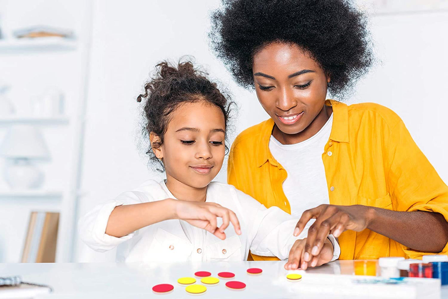 Hand2Mind Foam Two-Color Counters, Red And Yellow Counters, Counting Manipulatvies, Math Counters For Kids, Counting Chips, Math Manipulatives, Math Bingo Chips, Counters For Kids Math (Pack Of 1000)
