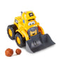 CAT Construction Toys, Front Loader Toy - Interactive Forward & Back Motion, Lights & Sounds, Animated Face - Batteries & Play R