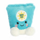 Aurora Adorable Palm Pals Clara Sunscreen Stuffed Animal - Fun Collectible Plush for Kids and mature-themed Collectors - Perfect for Decorating Rooms and Birthday Gifts - Blue 5 Inches