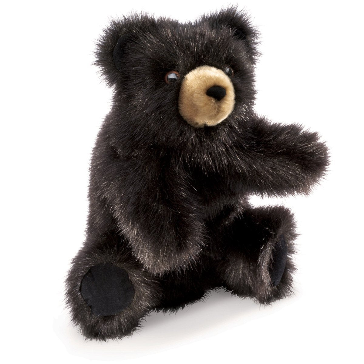 Folkmanis Baby Black Bear Hand Puppet, 1 Ea