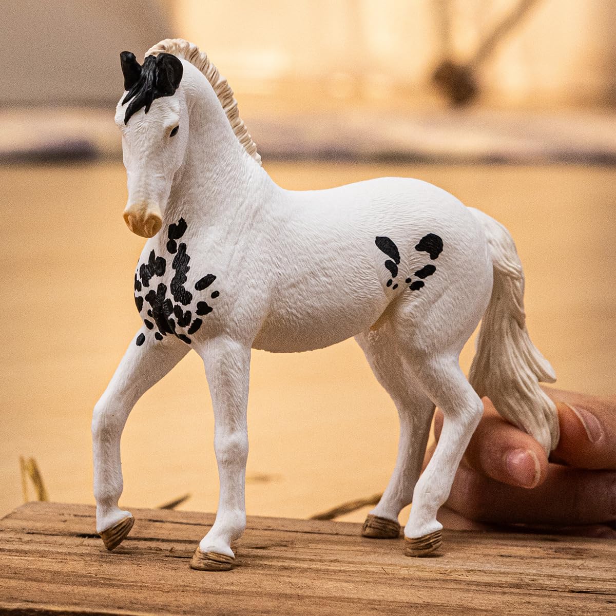 Schleich Horse Club - Marwari Stallion - 5'' Hand-Painted Collectable, Realistic Toy Horse Figurine For Girls And Boys. Durable