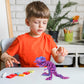 FunisFun 3D Printed Dragon with Articulated Bones for mature-themed  3D Printed Dinosaur Fidget Toys Decor for Stress Relief (Blue-Purple  1P)