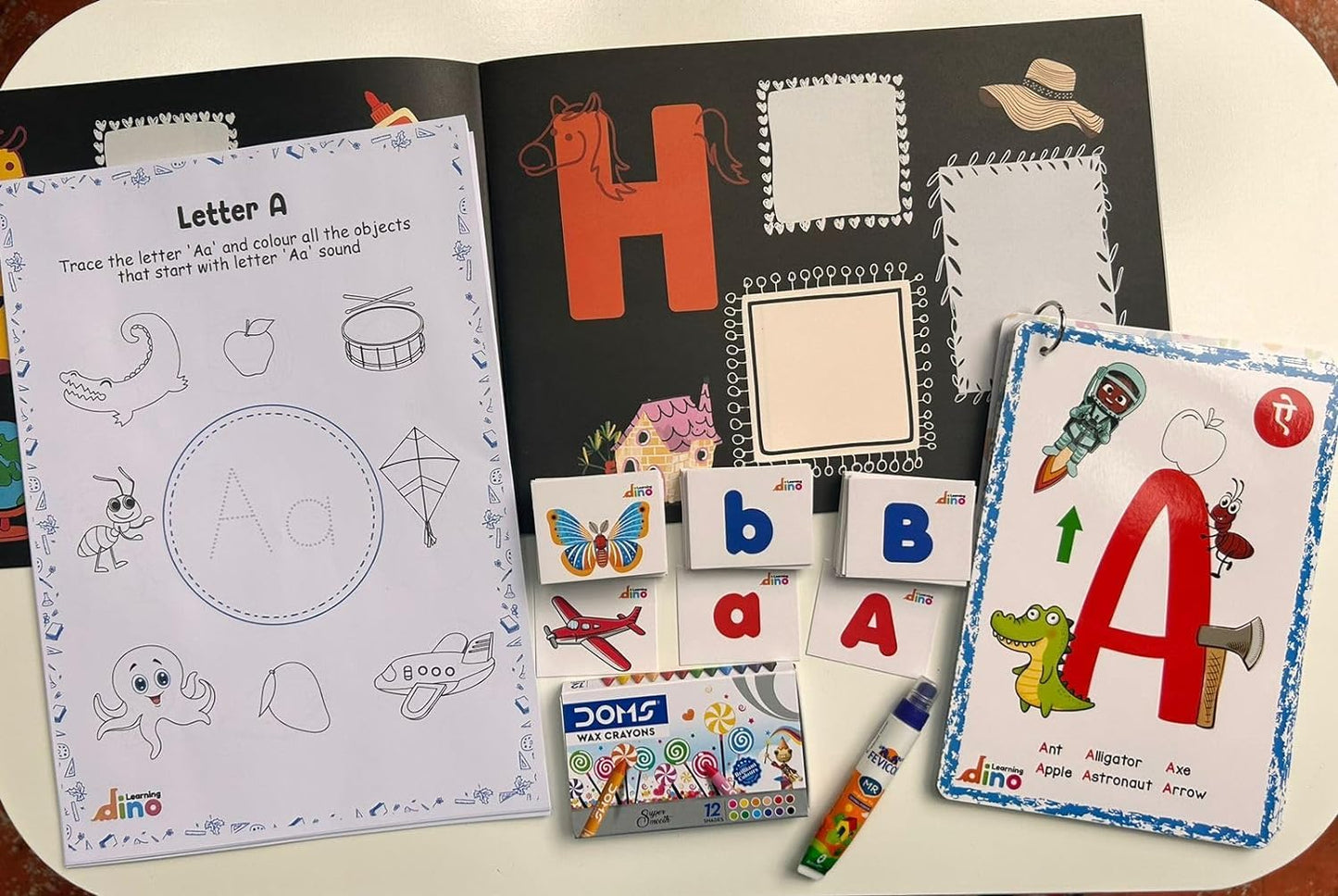 Learning Dino My First Phonics Kit With Phonics Sound Flashcards, Beginning And Ending Sounds Flashcards  25 Year Kids