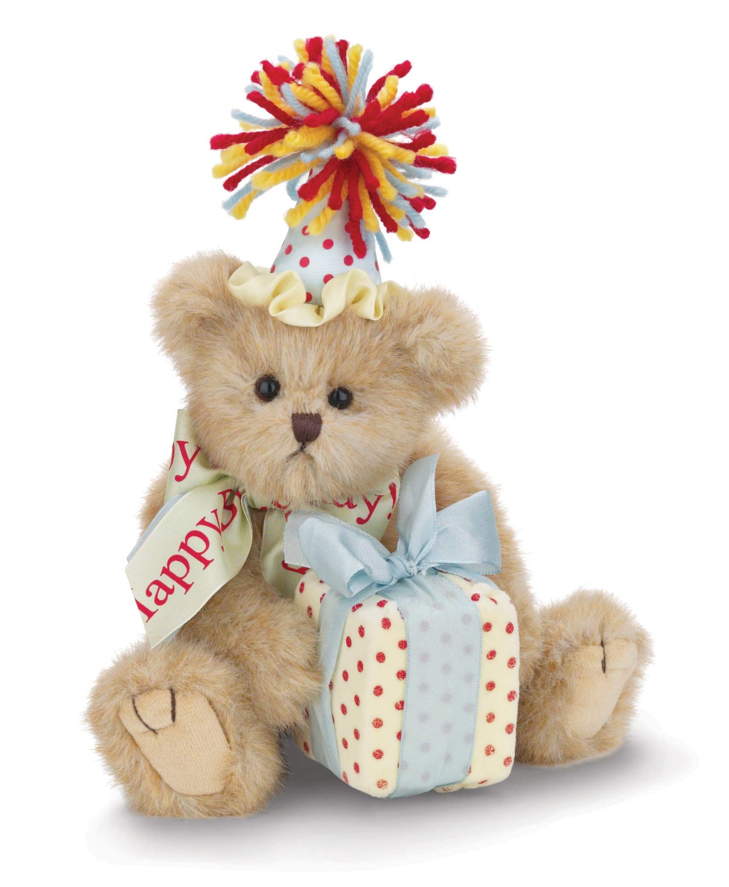 Bearington Happy Birthday Plush Suffed Animal Teddy Bear, 10'