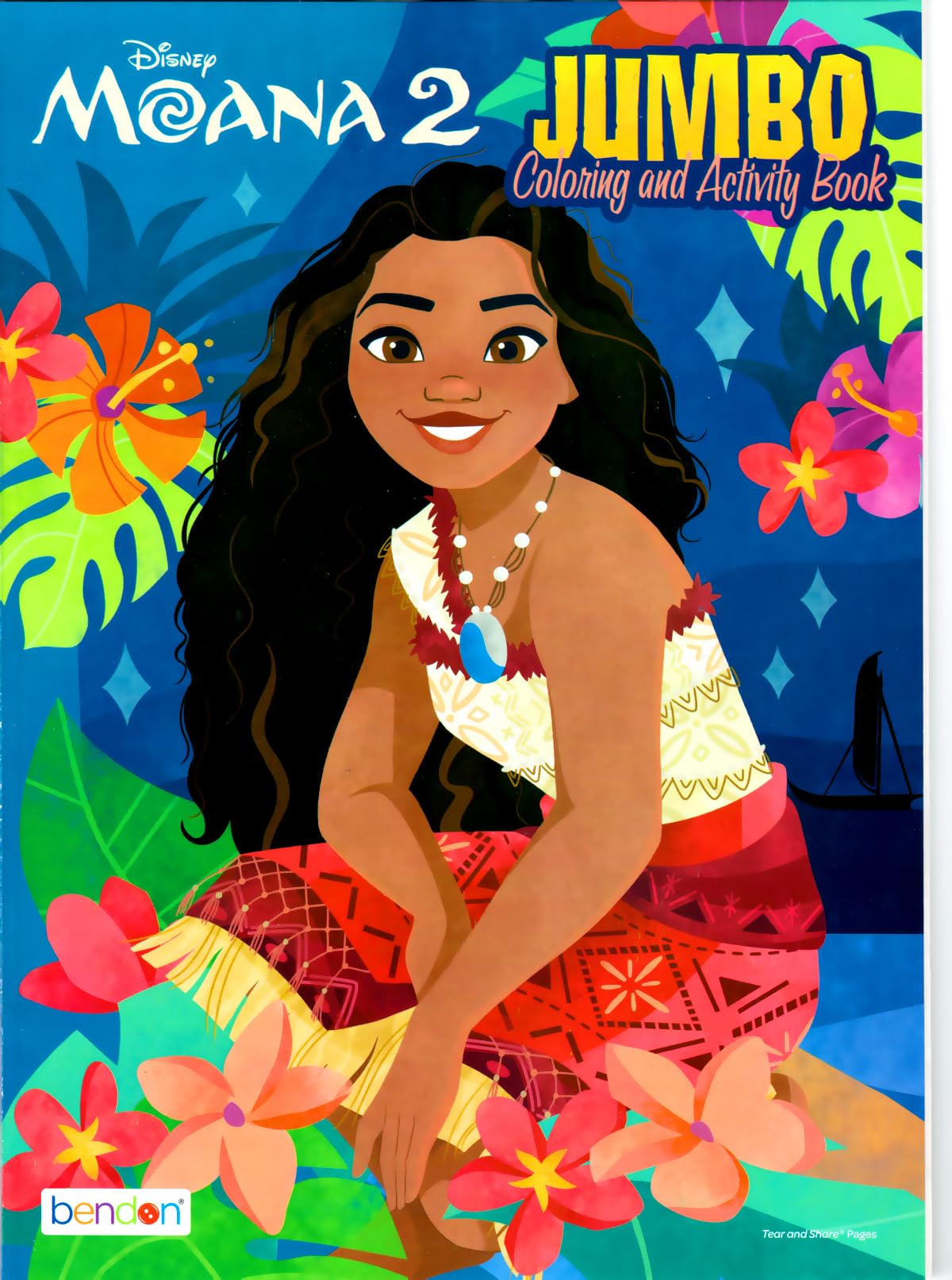 Bendon Disney Princess Coloring Books Bundle Set - Moana, Frozen, Encanto - Paper - Kids Activity