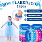150Pcs Snowflake Birthday Party Favors Supplies Kids Girl Winter Party Decorations Set Include 50 Cookie Bags,12 Bracelets,12 Sn