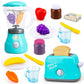 TOY Life Play Kitchen Accessories Toddler Kitchen Playset Toy Kitchen Appliances Kitchen Sets for Kids Ages 4-8 Kid Blender Toy