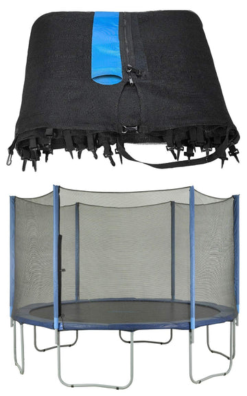 Upper Bounce Round Trampoline Safety Net Round Trampolines Using Variant Straight Poles Breathable Weather Resistant Trampoline 