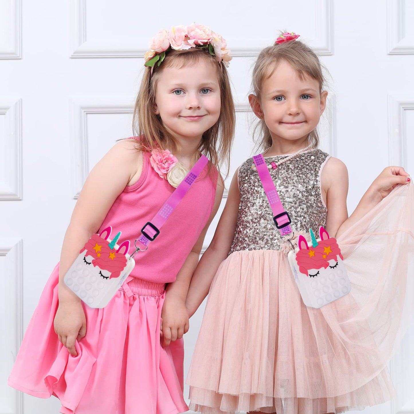 Unicorn Sensory Silicone Fidget Backpack Bone White, for Kids & Fidgeting