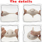 AWANGLUO Blobfish Toy - Scented Fidget Stress Relief Toy, Small White PU for Kids & Adults, Perfect Gift for Autism, Birthday & Christmas