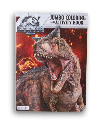 Lazy Days Jurassic World Fallen Kingdom Jumbo Coloring And Activity Book - 96 Pages