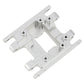 MEUS RACING TRX4M Skid Plate Transmission Plate for TRX4M Defender, Bronco etc.,Silver